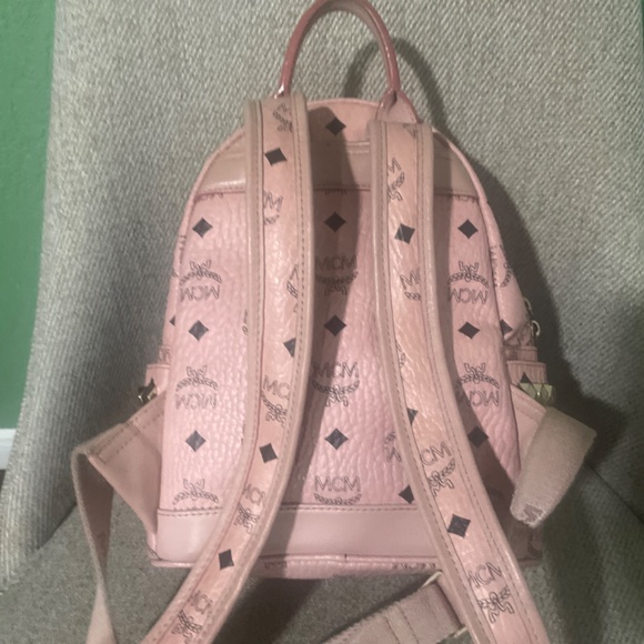 Small Pink MCM backpack